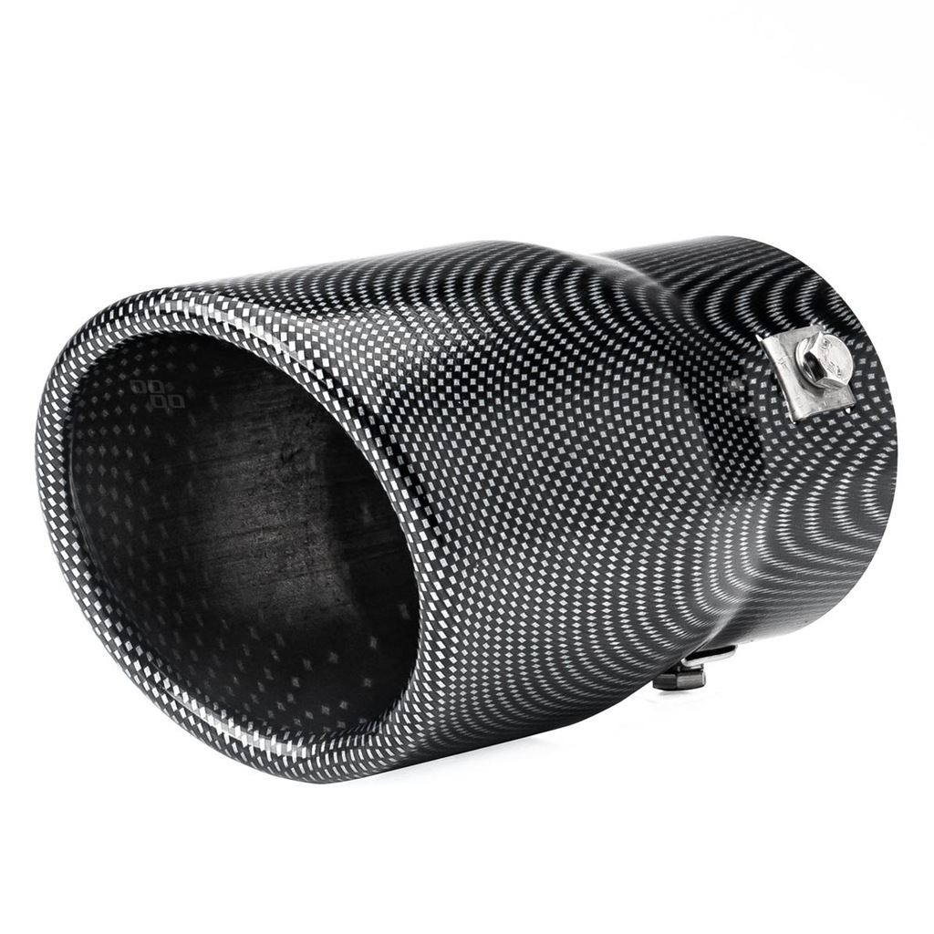 фото №8, Наконечник na гаситель накладка диффузор выхлоп глушителя карбон сталь нержавеющая