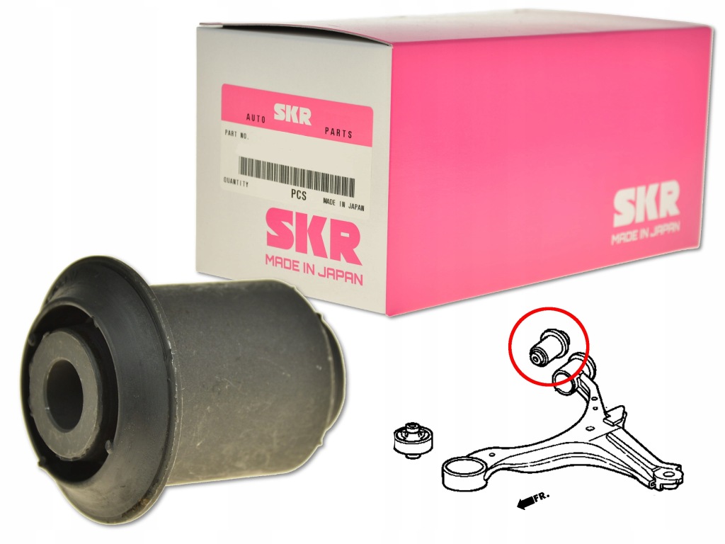 фото №1, Honda cr-v ii 01-06 втулка важеля перед - задня