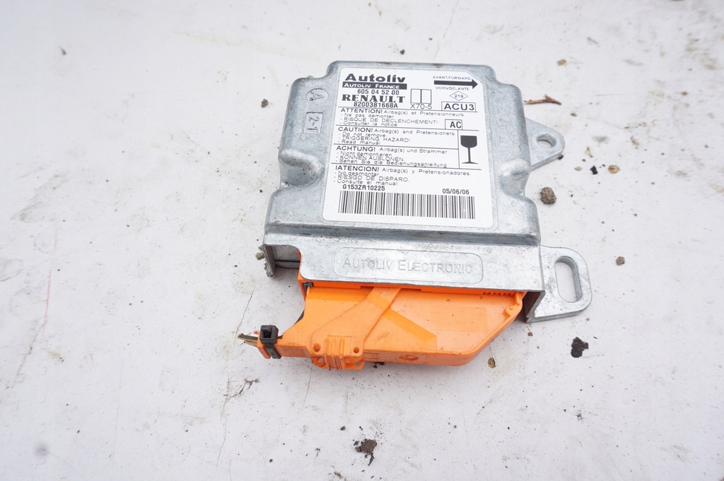 фото №1, Датчик air bag 8200381668a renault master 2 ii