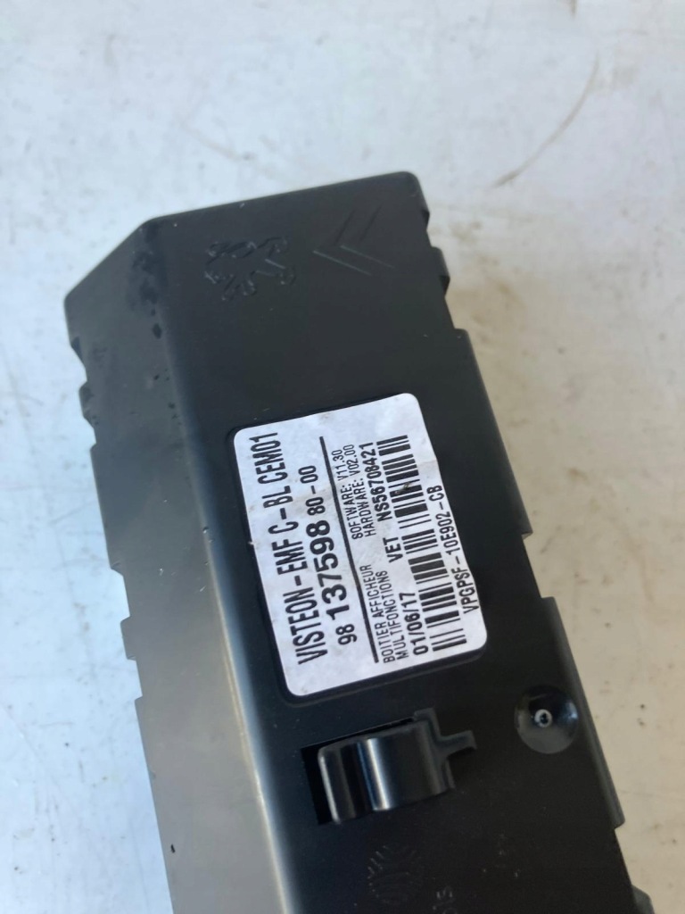 фото №4, Дисплей экран радио citroen c3 iii 9813759880