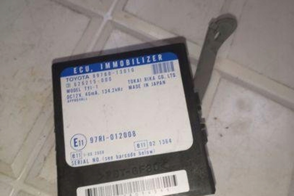 фото №1, Модуль імобілайзер toyota avensis verso _m2_ 8978013010 2.0l дизель 85kw