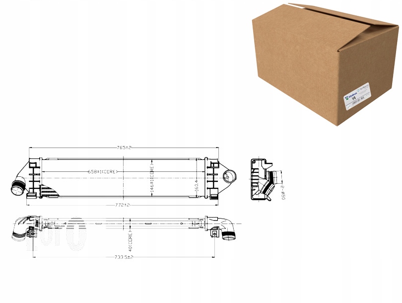 Інтеркулер ford c-max 2.0 2007-2010 Доставка