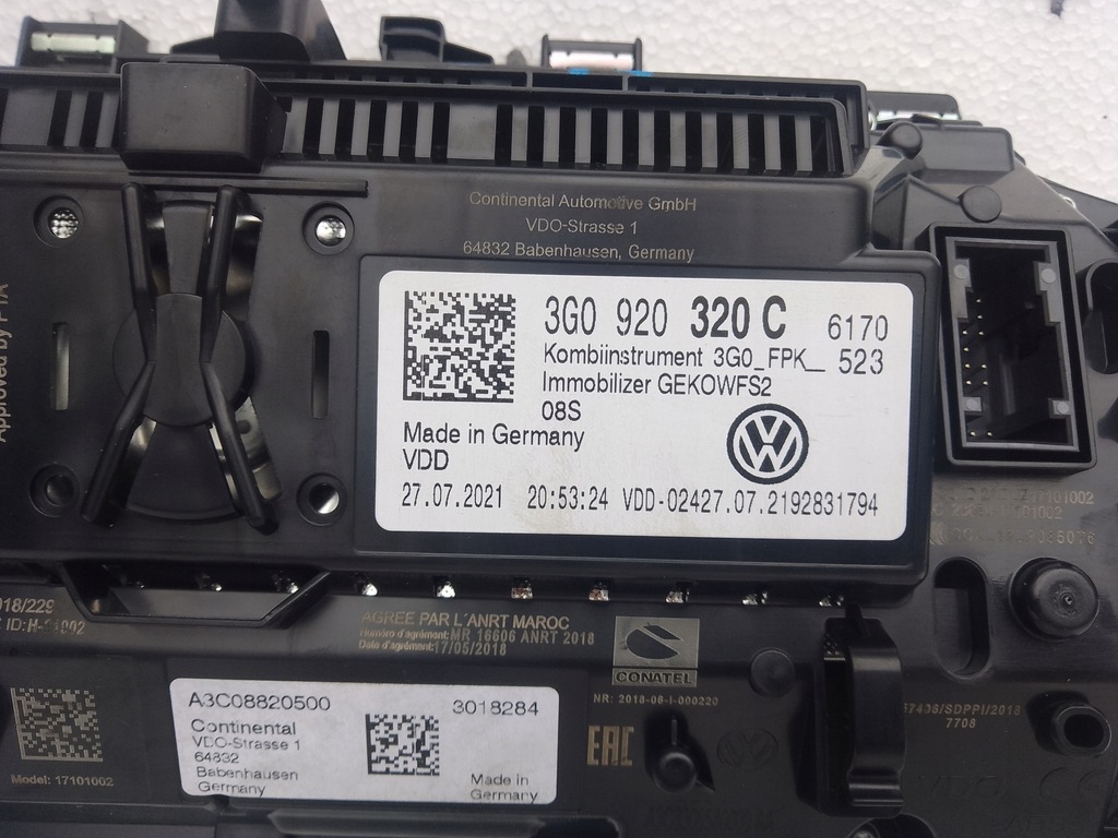 фото №6, Volkswagen arteon лічильник панель приладів 3g0920320c