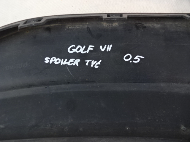 фото №7, Спойлер накладка бампера задняя vw golf vii