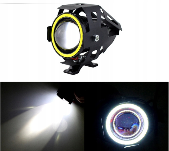 фото №11, 2x противотуманные фары мотоциклетные лампы фары кольцо led