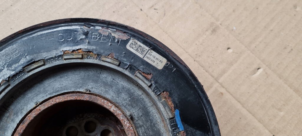 фото №5, A6 c7 4g шків колінчастого вала 3.0 tdi 059105251bq a7 4g a4 b8 a5