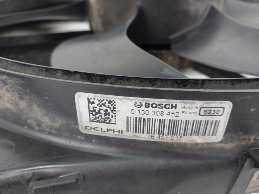 фото №8, Вентилятор радіатора 13250332 0130308452 13289626 opel astra iv j 1.7 cdti