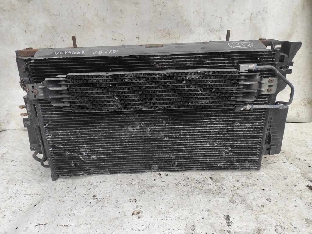 фото №3, Радиатор вентиляторы chrysler voyager 2.5 2.8 crd