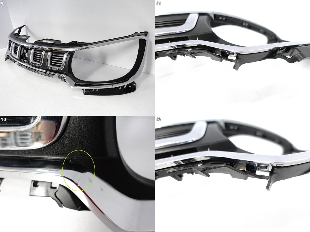 фото №10, Suzuki ignis iii 3 lift 20- решітка радіатора решітка радіатора молдинг хром w бампер перед