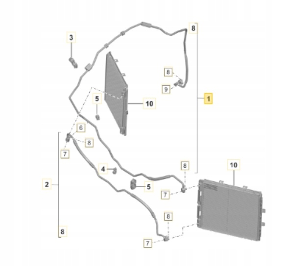 фото №7, Шланг радіатора кондиціонера porsche 992816528c