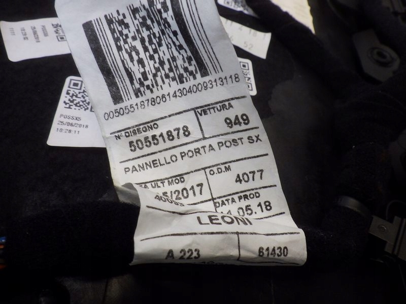 фото №10, Обивка дверь левый задняя alfa romeo stelvio