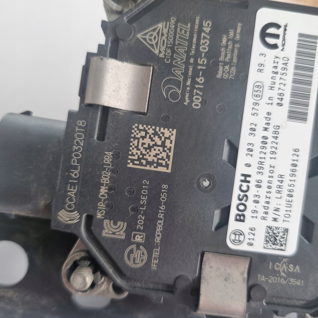 фото №4, Модуль радар дистанции dystronic 04672759ad jeep compass ii