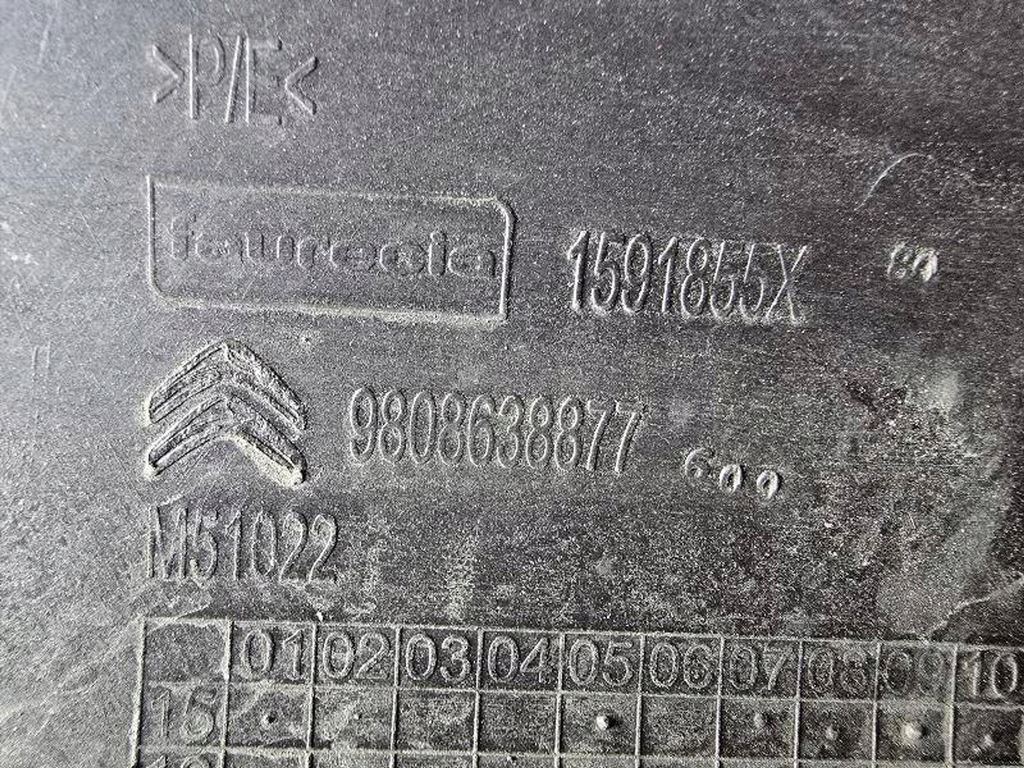 фото №16, Citroen jumpy iii 16- 9808638877 решітка радіатора бампер передній перед молдинг верхній