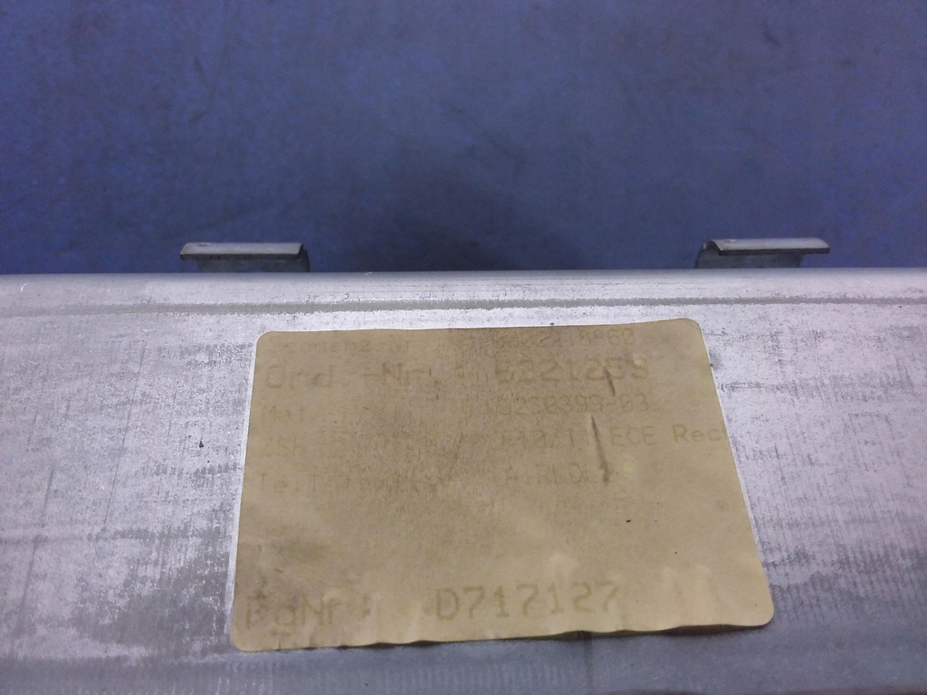 фото №5, Bmw 5 f10 f11 подушка подушка безпеки пасажира 608739300c