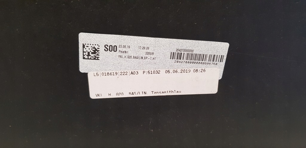 фото №7, Бампер задний задняя bmw 3 g20 4x pdc c3z 40