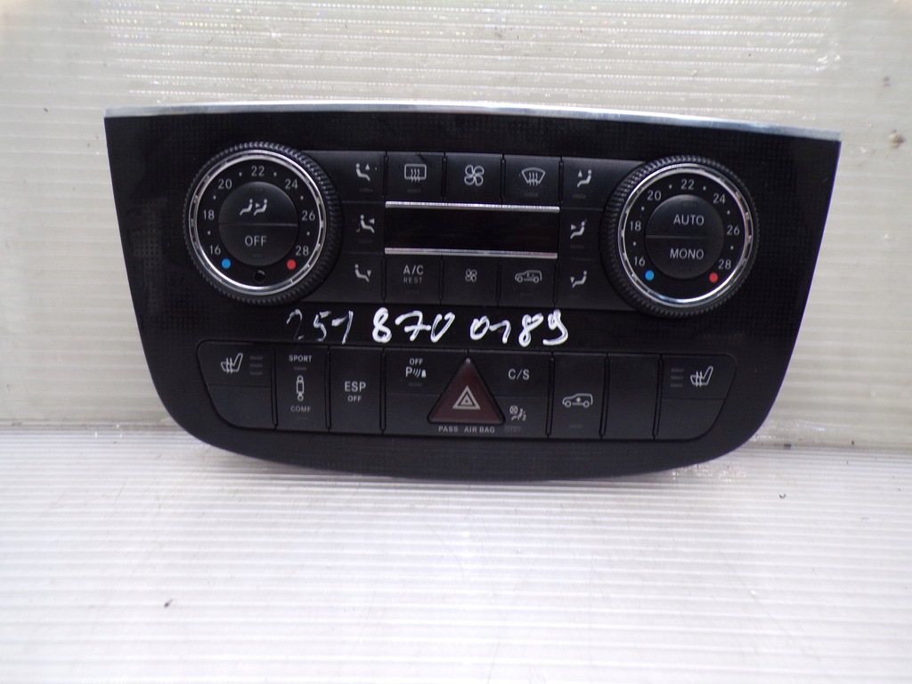 фото №1, Панель кондиционера mercedes w164 w251 ml gl