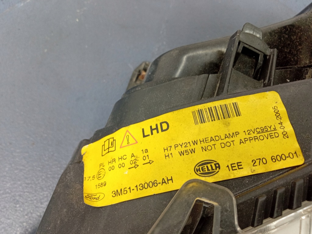 фото №5, Ford c-max mk1 фара лівий eu 3m51-13006-ah