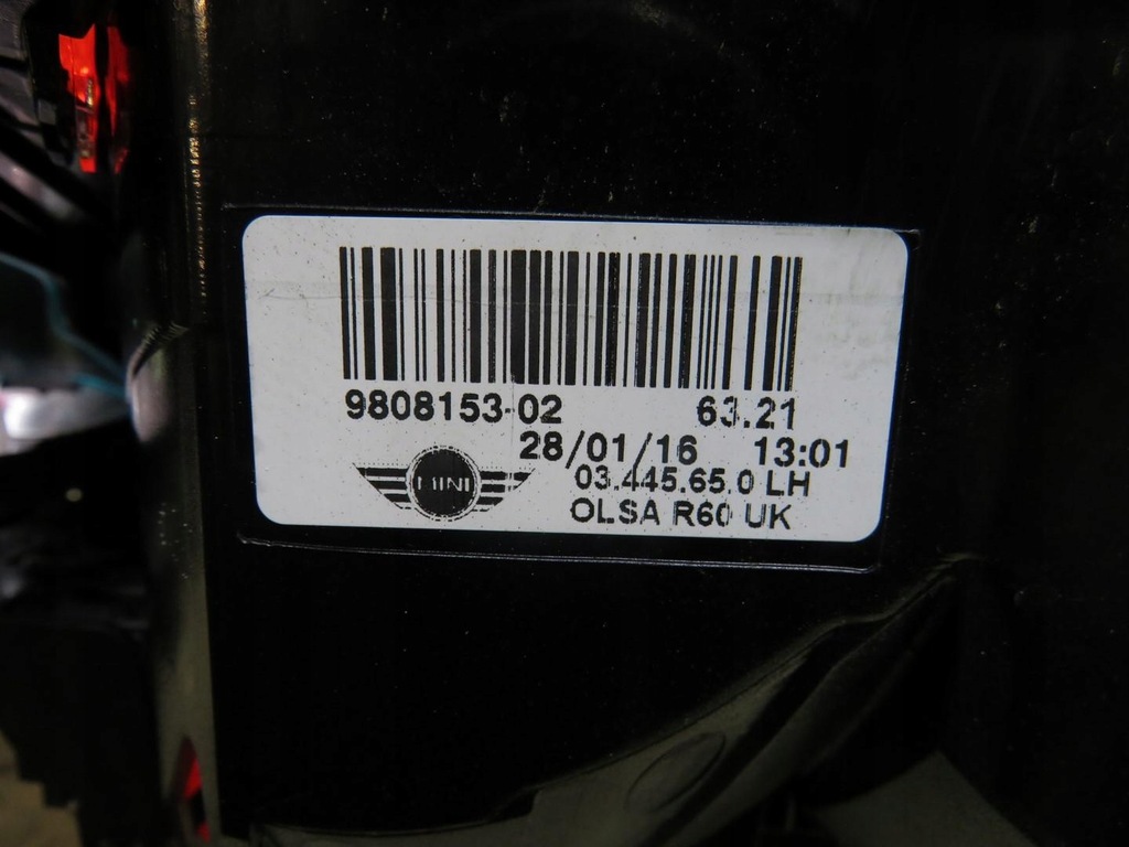 фото №7, Лампа левый задняя задняя mini countryman r60 lift 9808153