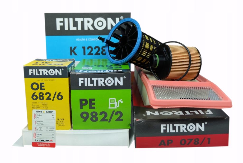 Купити 4x фільтр citroen nemo 2008- fiat doblo 1.3 d 2010-