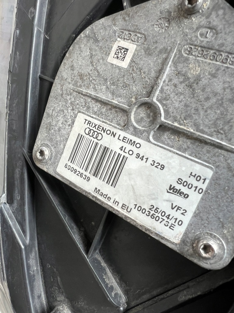 Фара передняя правый  audi q7 4l рестайлинг  ксенон поворотный led 4l0941004ad Недорого
