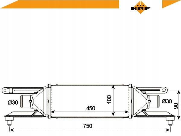 Nrf 30751 радіатор повітря наддувний Ціна