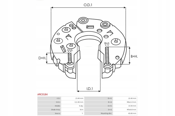 фото №3, Выпрямитель, генератор as-pl arc0184