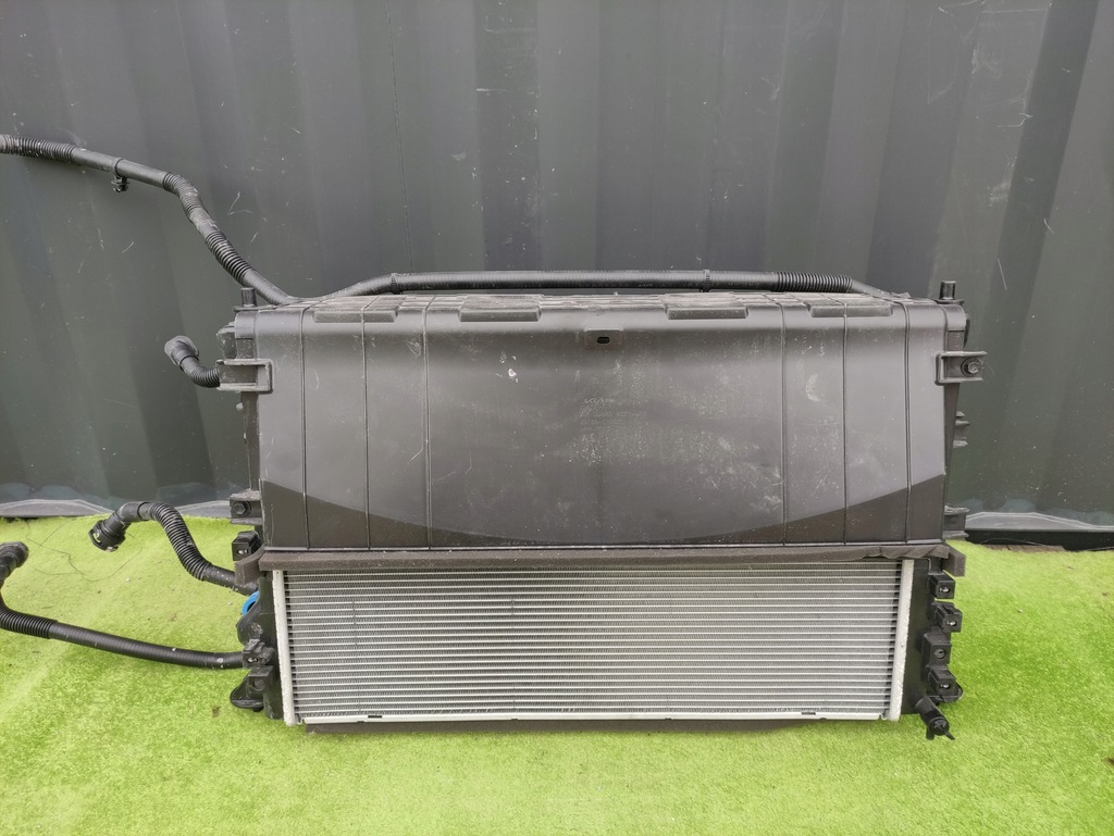 фото №14, Kia ev6 21- комплект радіатор вентилятор + жалюзі