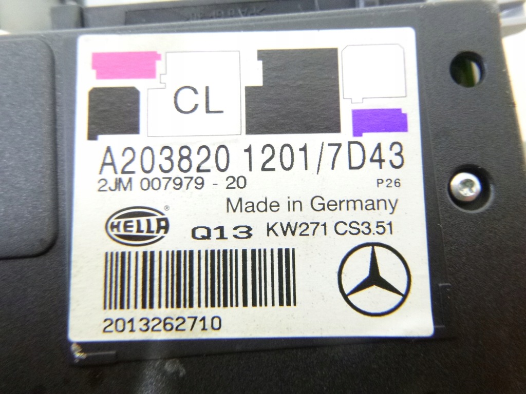 фото №16, Лампа стельовий mercedes w203 coupe 02r.