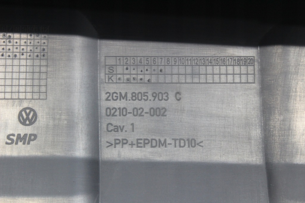 Диффузор спойлер решётка перед vw t-cross полный oem 2gm805903c Недорого