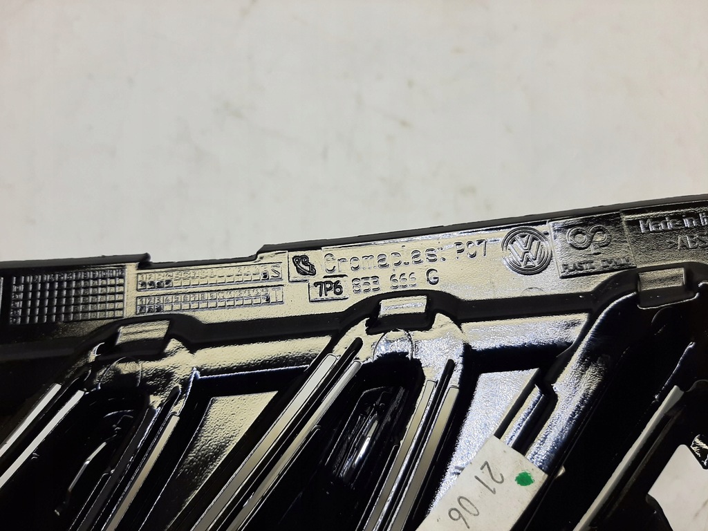 фото №6, Vw touareg r-line 14-17 решётка решётка радиатора наружная правая блеск 7p6853666g