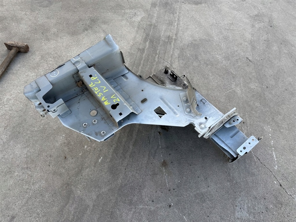 фото №7, Чверть лонжерон підкрилок лівий перед колір білий renault master 4 iv