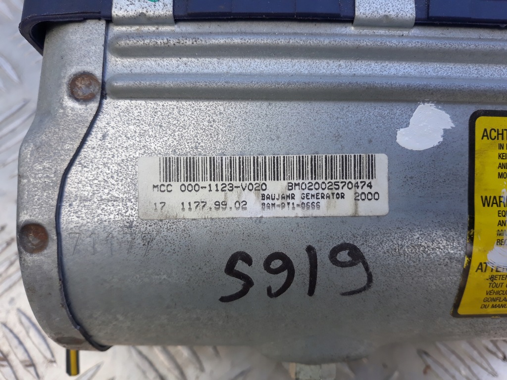 фото №2, Air bag подушка smart fortwo