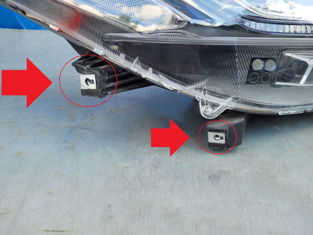 фото №7, Mitsubishi eclipse cross 17- 2017-2020 фара лампа правая led + линза