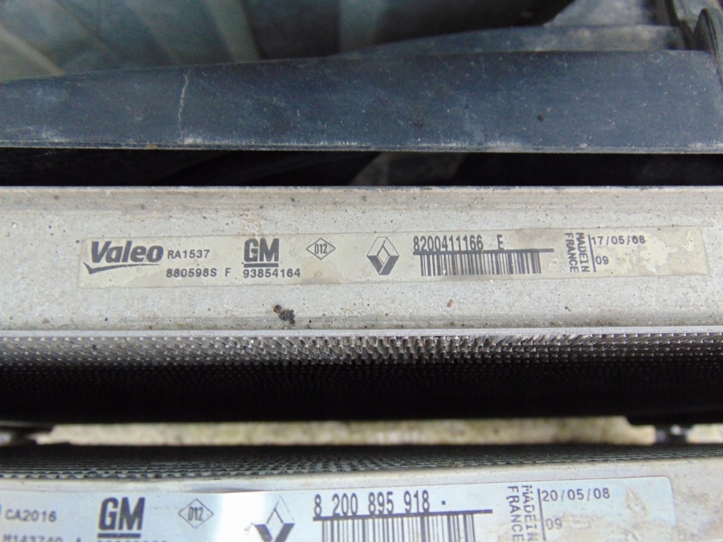 фото №15, Комплект радіатор вентилятор vivaro trafic 2.0 dci cdti