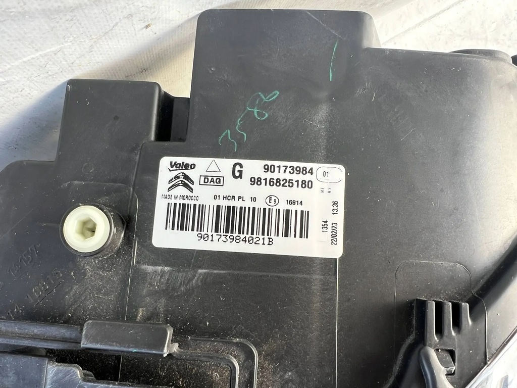 фото №9, Лампа citroen berlingo iv 2018 левая перед передняя 9816825180