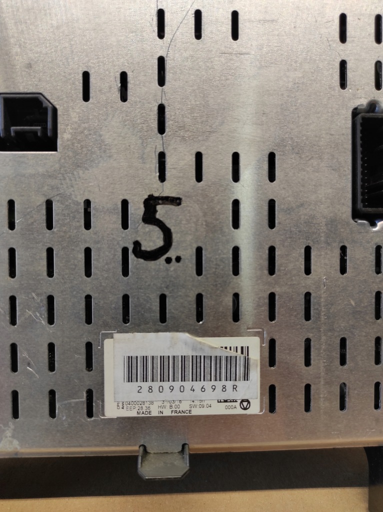 фото №7, Дисплей екран радіо навігації renault talisman megane iv 280904698r