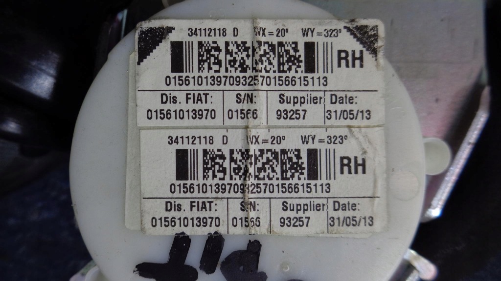 Ремень безопасности alfa romeo giulietta 2010- правый задний Доставка