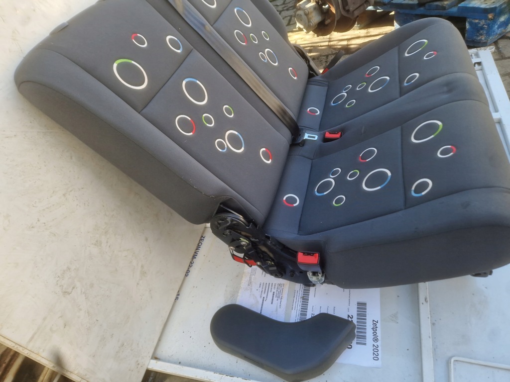 фото №4, Vw caddy 10- сидіння сидіння 2 легкові задня задні 2 ряд складний 2k5883105 pas