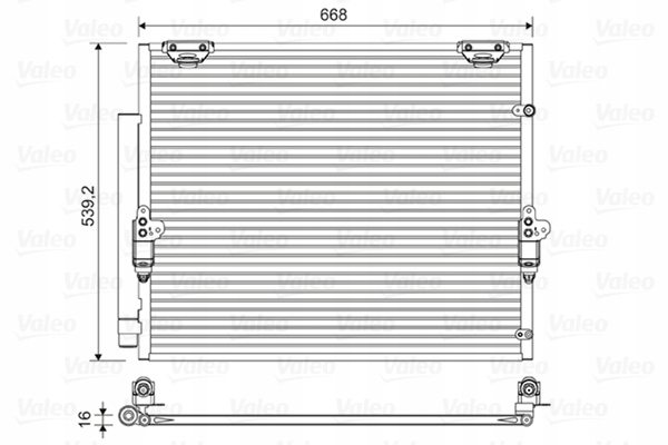 фото №1, Радіатор кондиціонера toyota