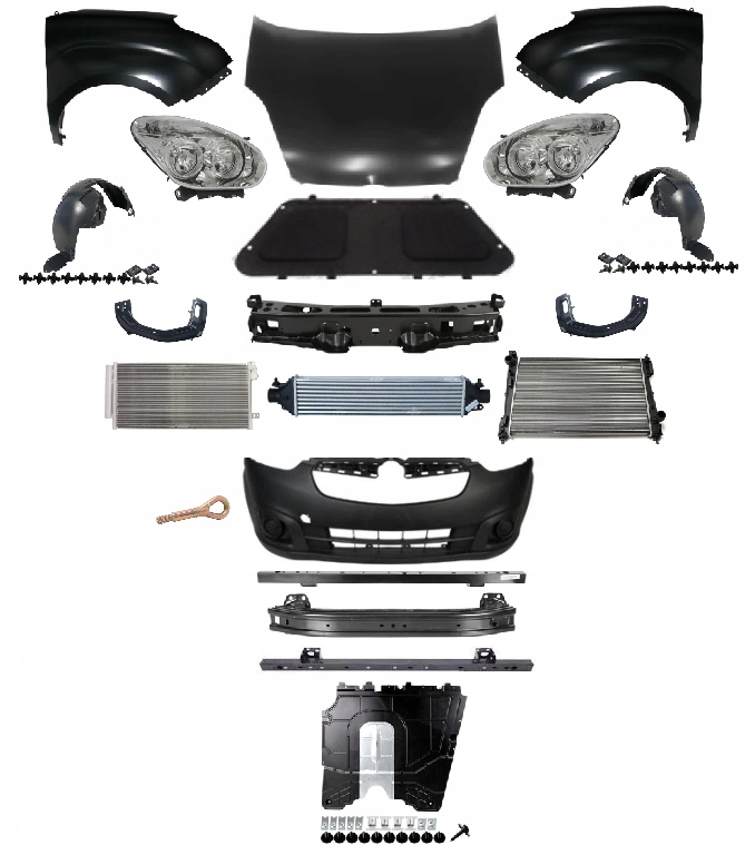фото №1, Opel combo d x12 2011-2018 kompletny перед капот