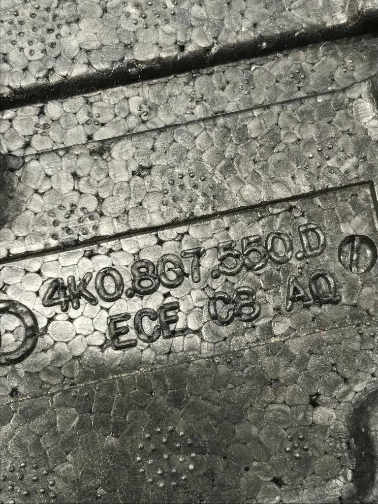 фото №8, Audi a6 c8 абсорбер пена бампера перед 4k0807550d