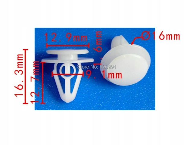 фото №2, Клипса молдинг накладка крыла suzuki ignis