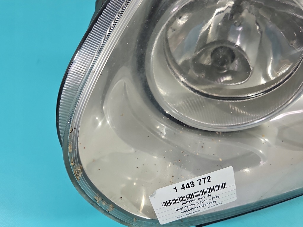 фото №4, Фара лівий лампа перед opel combo d europa