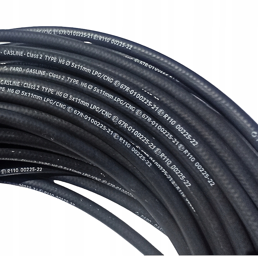 Купить 3 metry пабтрубок  шланг lpg газовый faro srl 4.5 bar 5mm fi 5