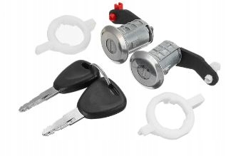 фото №1, 2 замки замок вкладка дверь l+p renault master ii