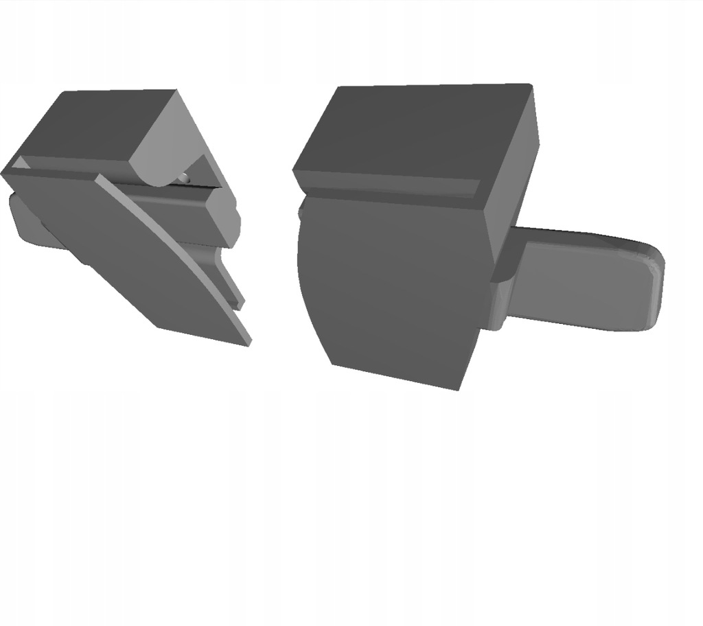 фото №2, 2x направляющая peugeot 208 sw блокировка шторка lew+pr