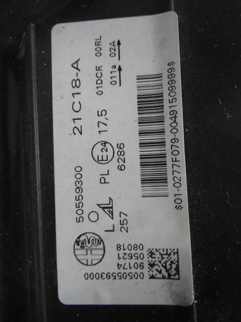 фото №8, Лампа перед передня ліва alfa romeo stelvio 505593000