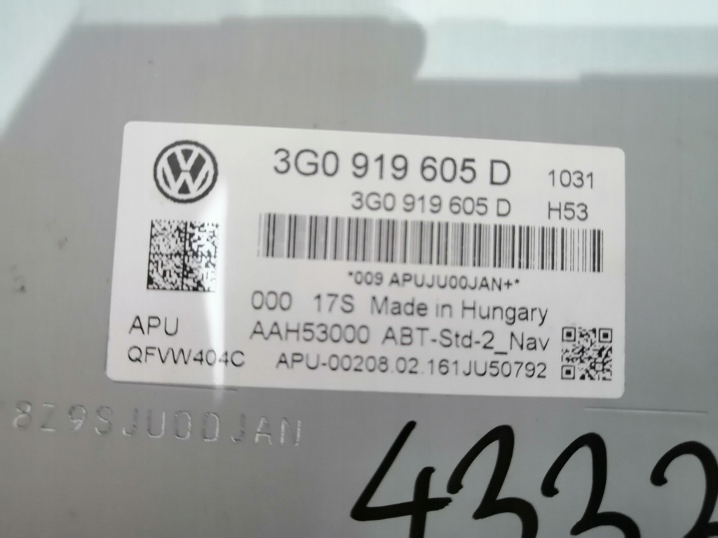 фото №8, Vw passat b8 экран дисплей радио навигация