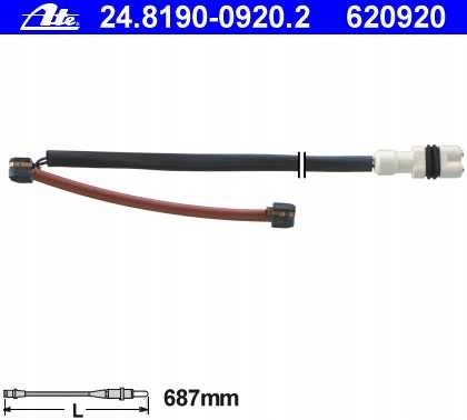 фото №1, Датчик износа тормозных колодок porsche 911 93-97