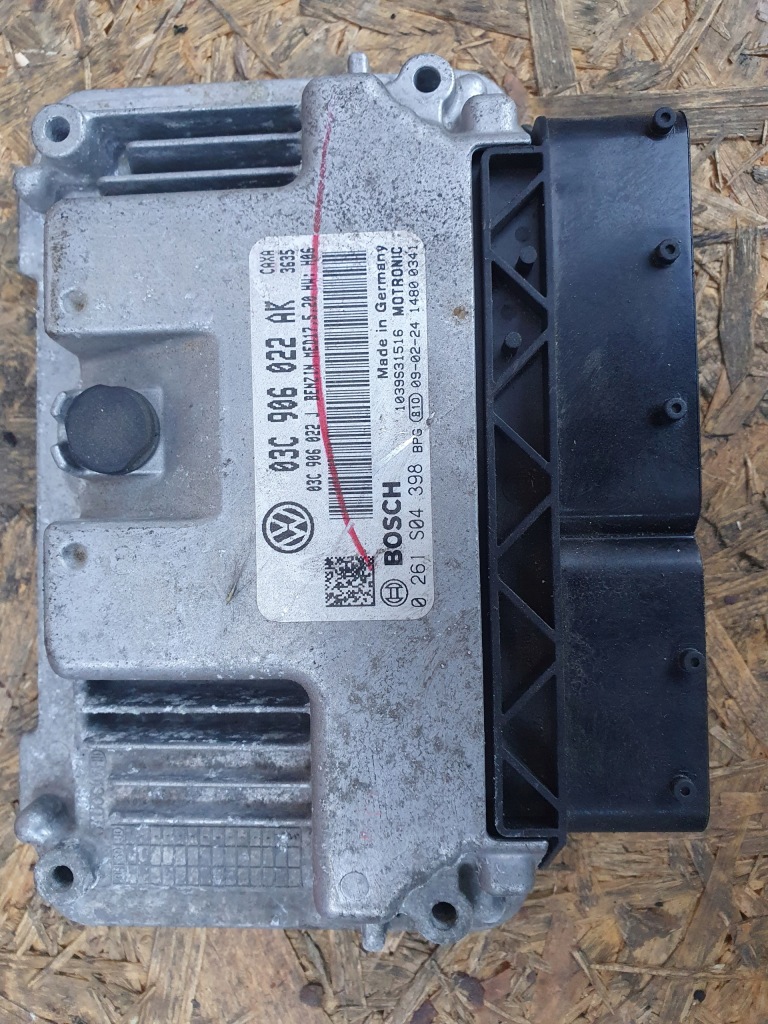 фото №1, Бортовой компьютер блок управления двигателя 03c906022ak